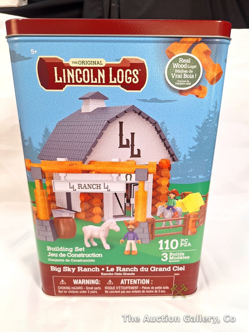 Lincoln Logs Big Sky Ranch Building Set, 110 Pieces, New