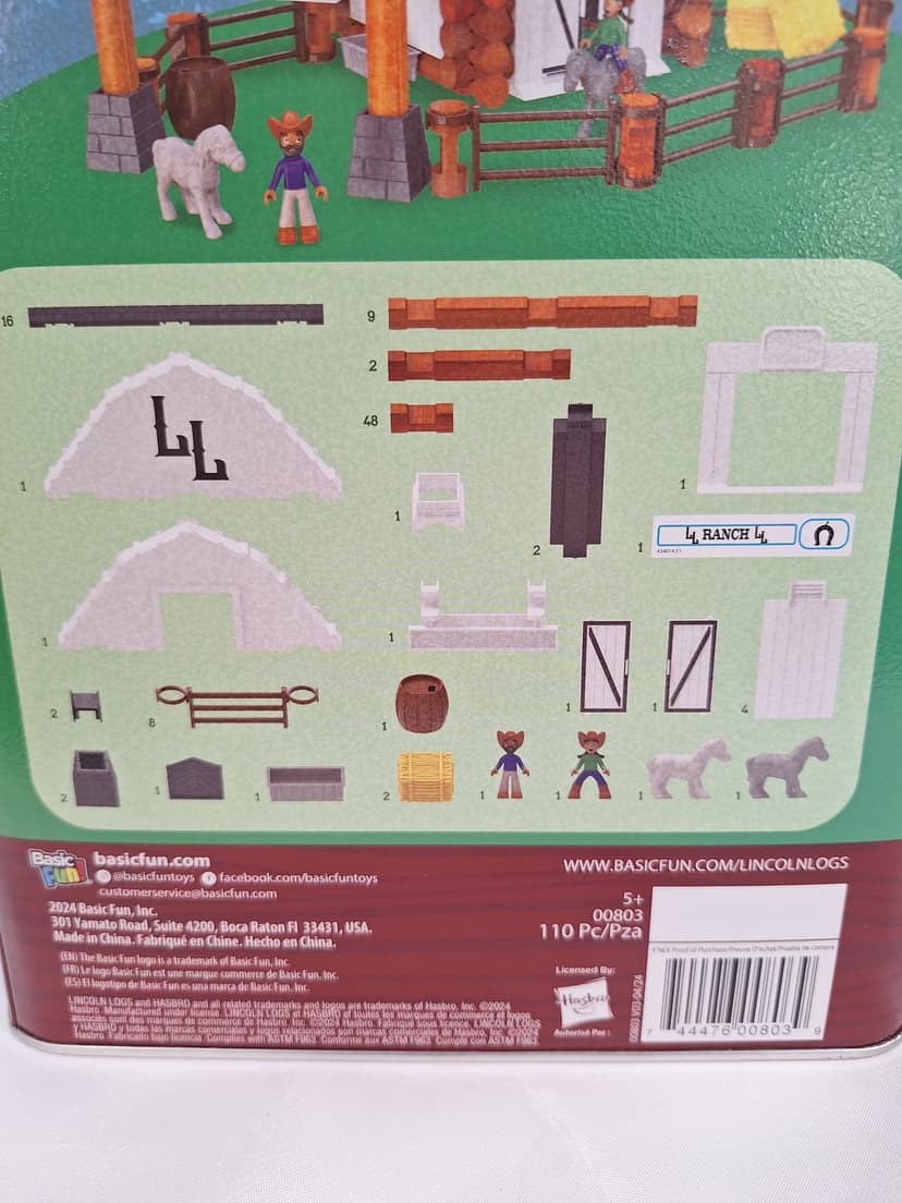 Lincoln Logs Big Sky Ranch Building Set, 110 Pieces, New β photo 7