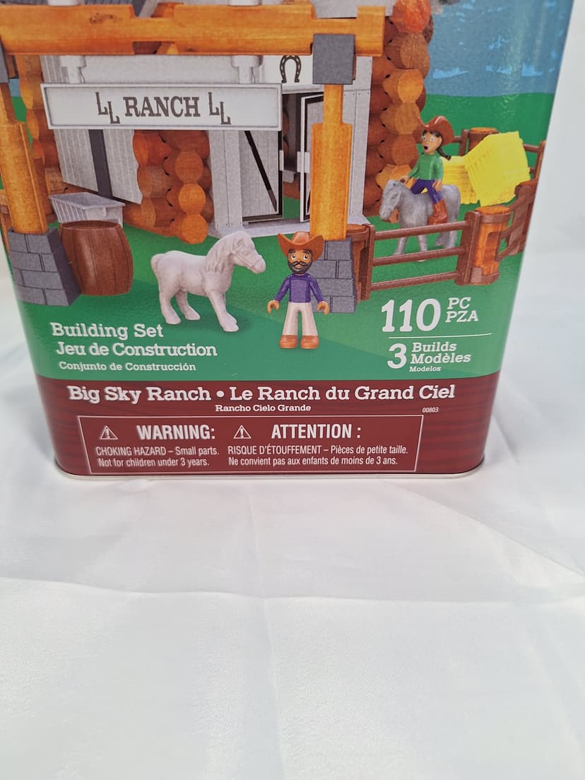 Lincoln Logs Big Sky Ranch Building Set, 110 Pieces, New β photo 3