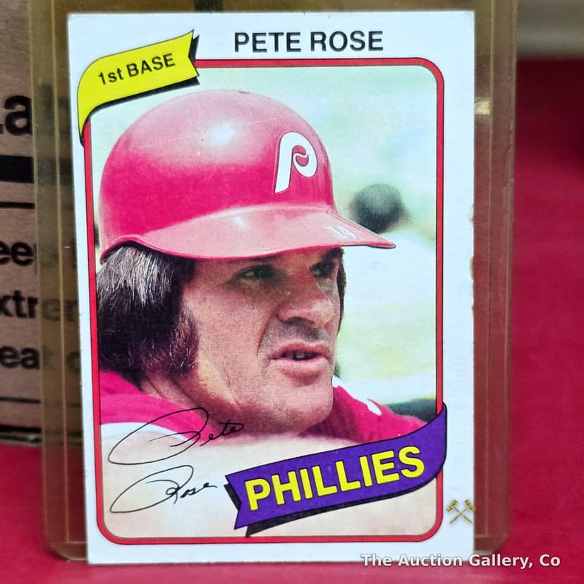 1980 Topps Pete Rose #540 Philadelphia Phillies Baseball Card