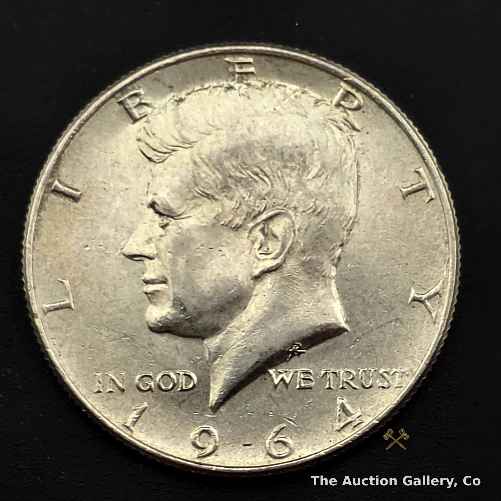 1964 Kennedy Half Dollar, 90% Silver