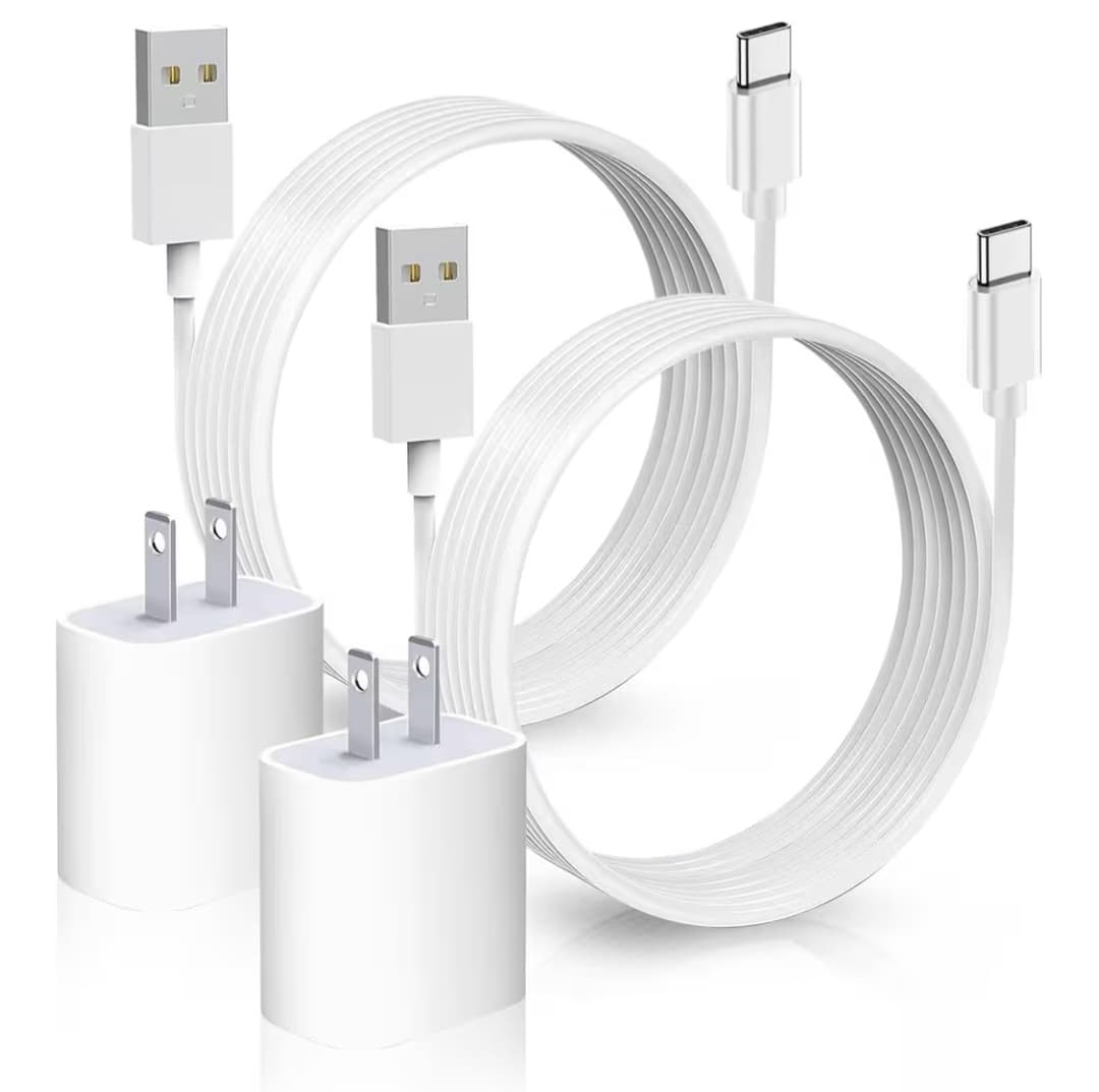 2 Pack 10FT USB C Camera Charger