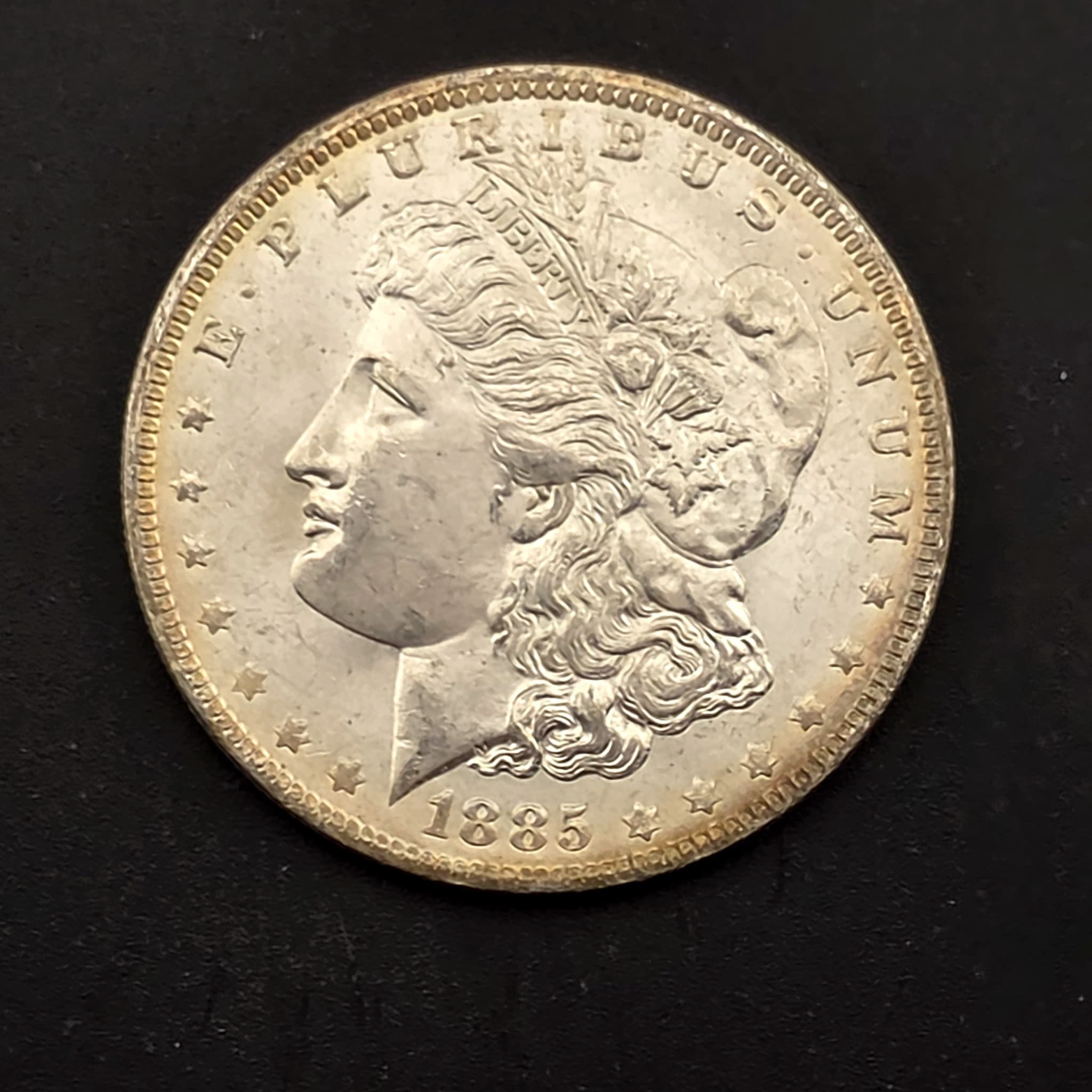 1885-O Morgan Silver Dollar, 90% Silver