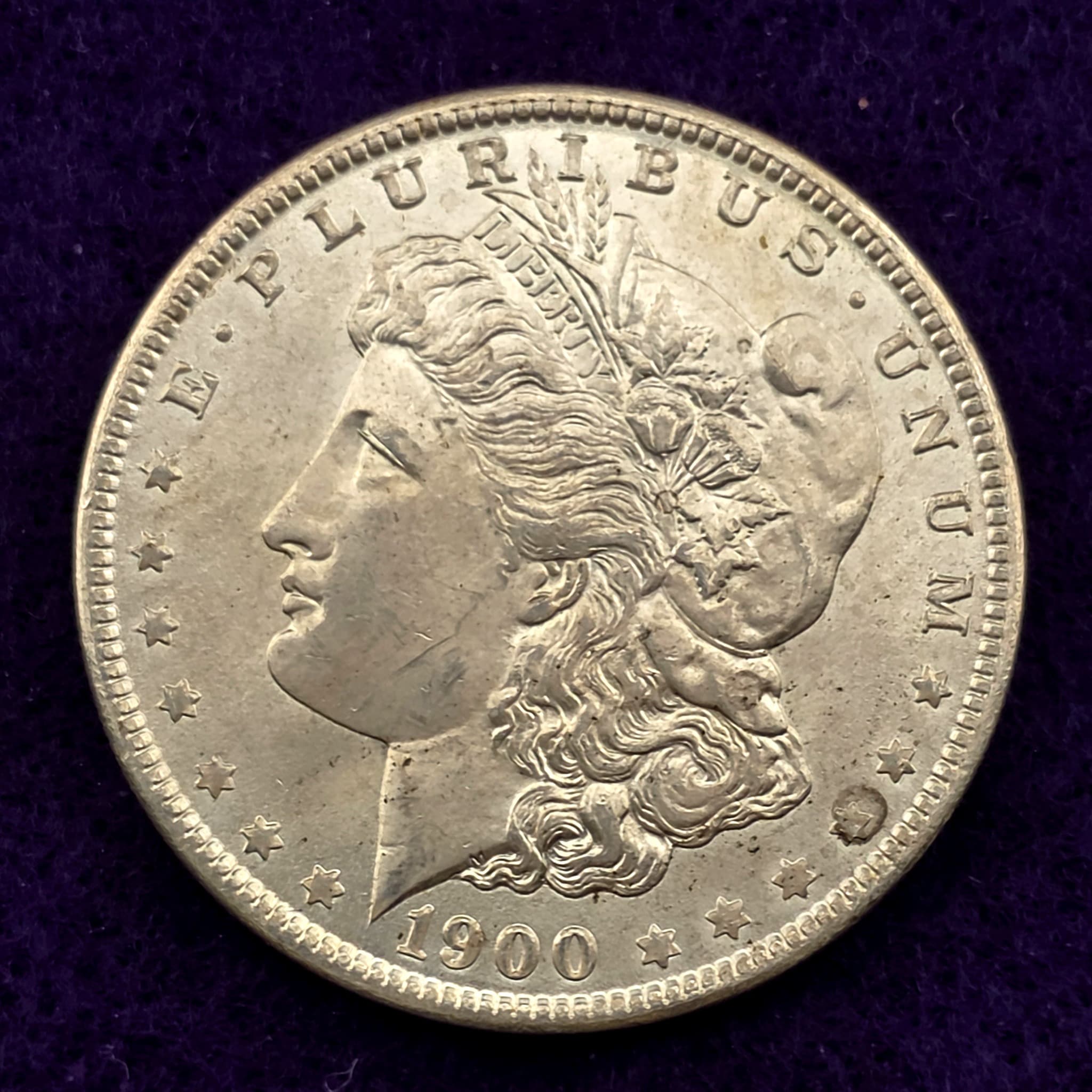 1900-O Morgan Silver Dollar, 90% Silver
