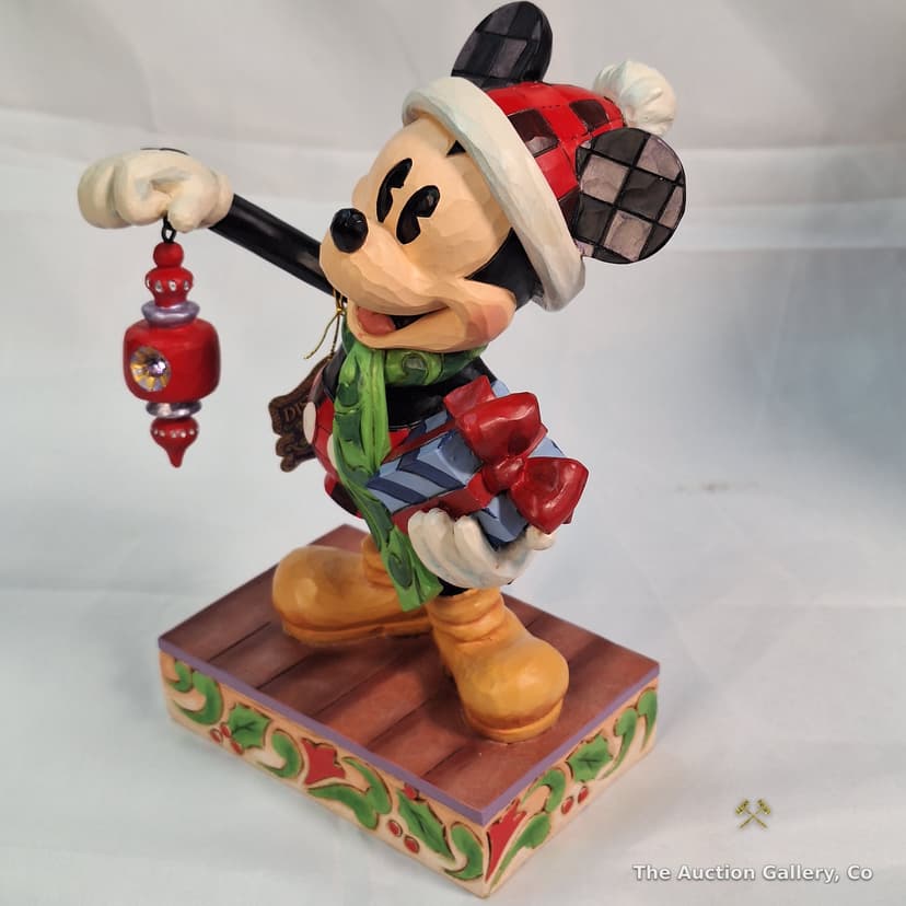 Jim Shore Disney Traditions "Christmas Magic" Mickey Mouse Figurine, 2024 Limited Edition โ photo 4