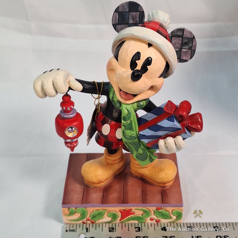 Jim Shore Disney Traditions "Christmas Magic" Mickey Mouse Figurine, 2024 Limited Edition โ photo 2