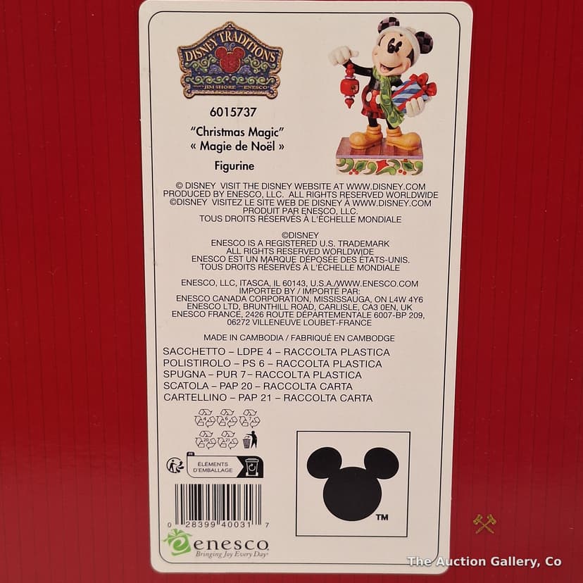 Jim Shore Disney Traditions "Christmas Magic" Mickey Mouse Figurine, 2024 Limited Edition โ photo 6