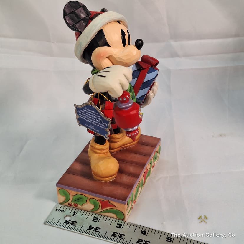 Jim Shore Disney Traditions "Christmas Magic" Mickey Mouse Figurine, 2024 Limited Edition โ photo 5
