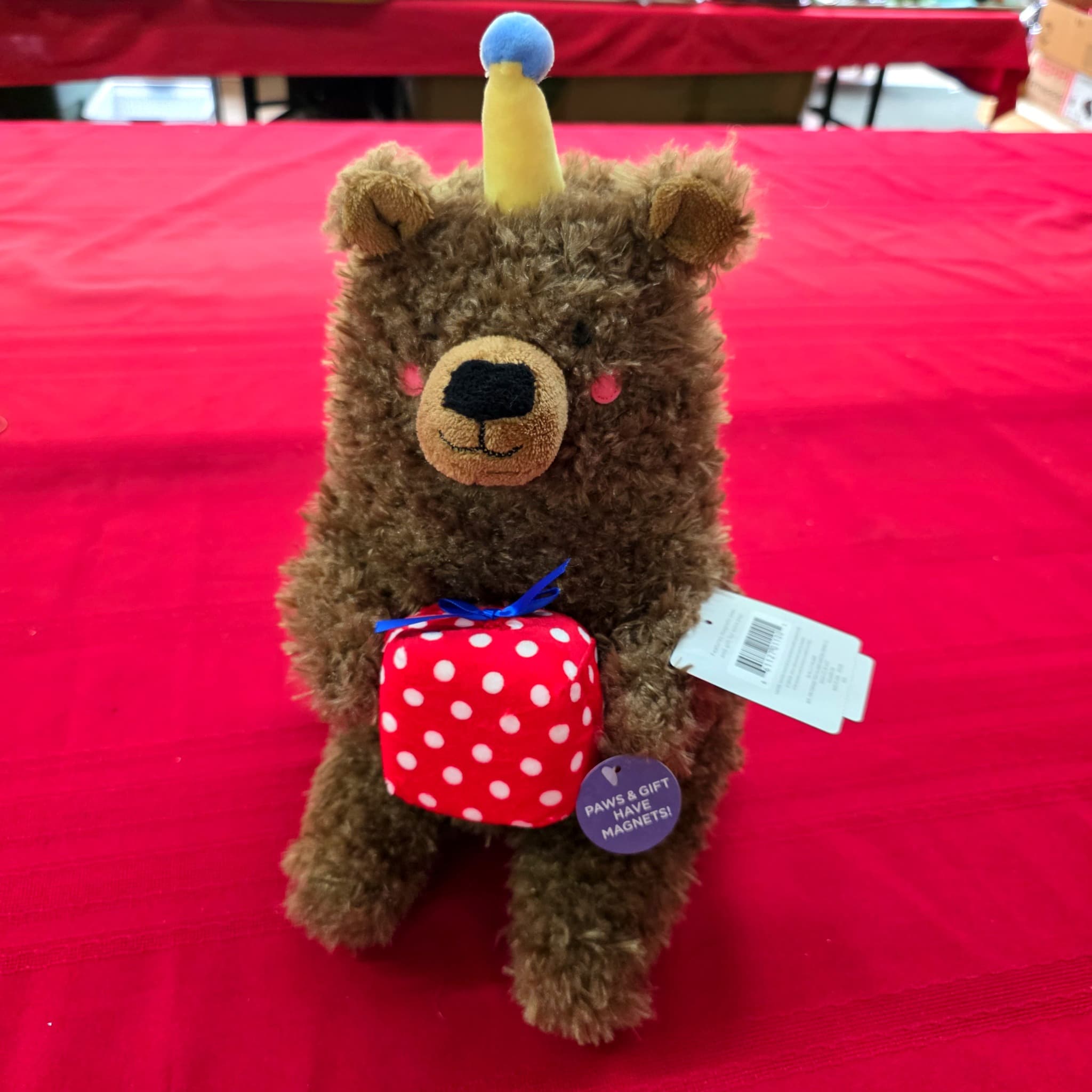 Hallmark Birthday Bear Plush, New with Tags