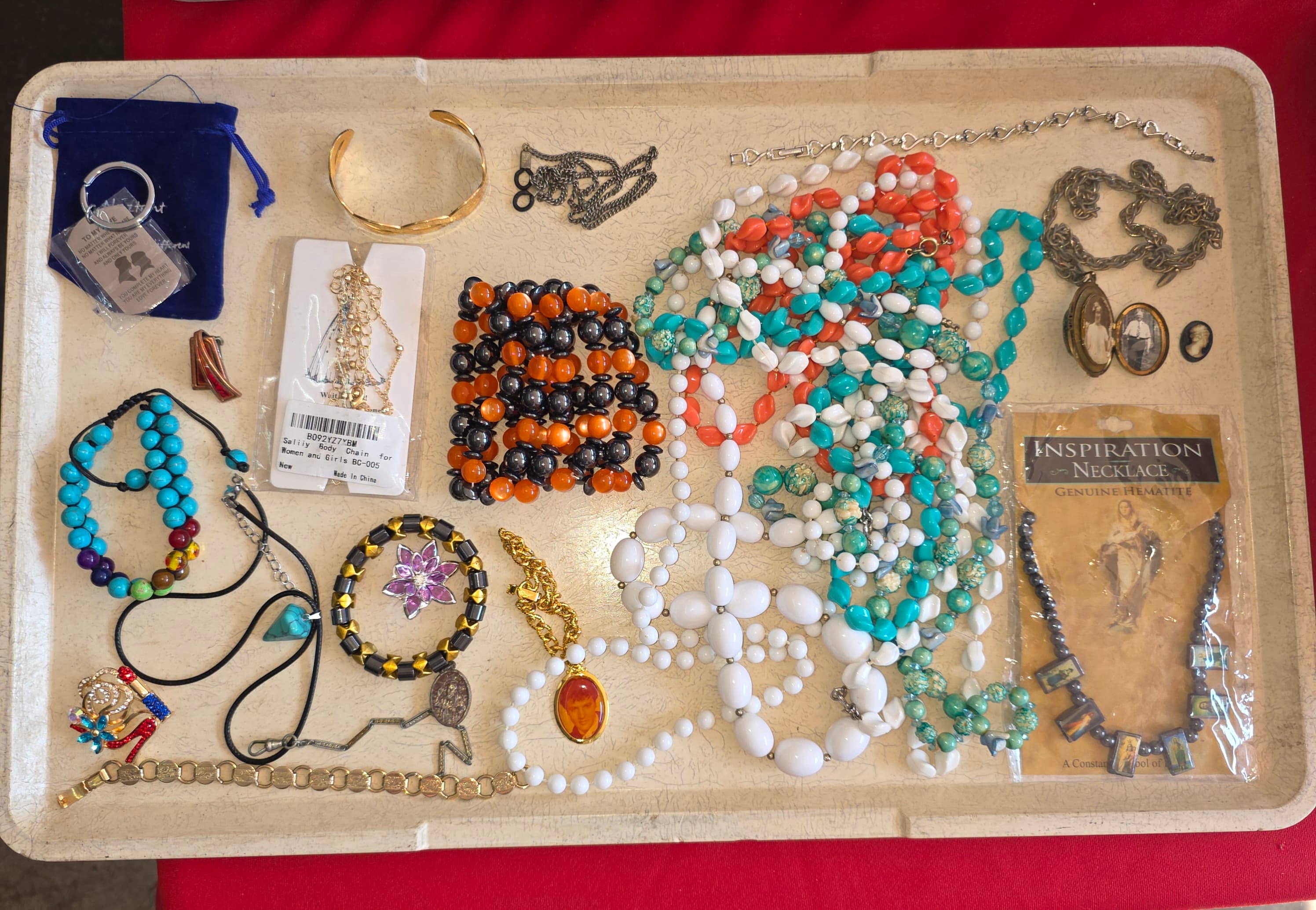Mixed Costume Jewelry Lot โ Necklaces, Bracelets, Brooches & More