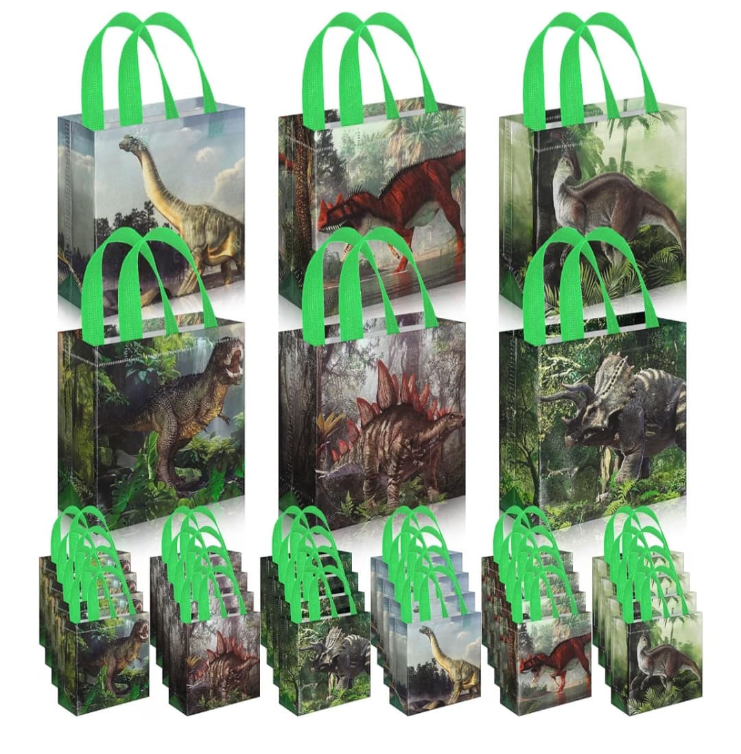 (40pc) Dinosaur Gift Bags - 6 Styles