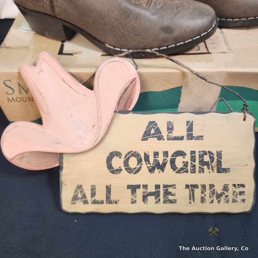 Smoky Mountain Boots Kids' Cowboy Boots & Cowgirl Decor Set, Size Y6/L8 β photo 8