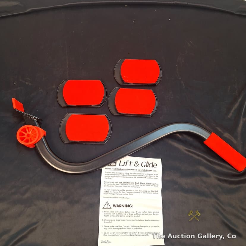Total Vision Lift & Glide Furniture Mover Set with Sliders