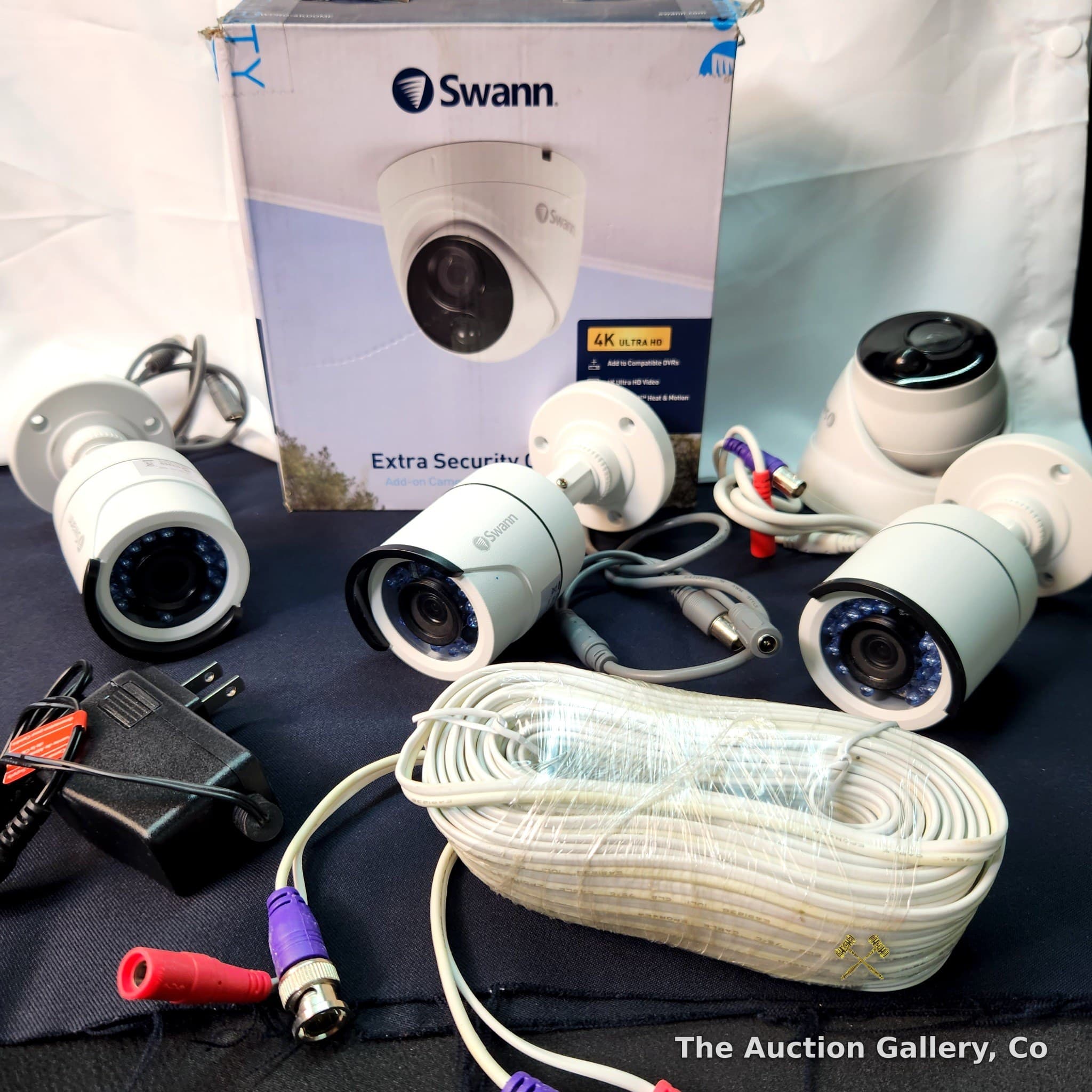 Swann PRO-4KDOME Add-On Security Cameras 4K Ultra HD Thermal Sensing Security Camera Lot