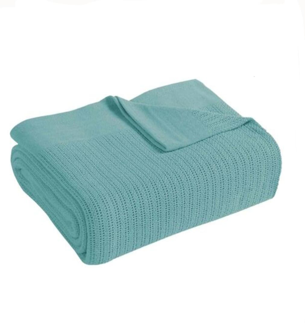 Turquoise King Blanket - 100% Cotton