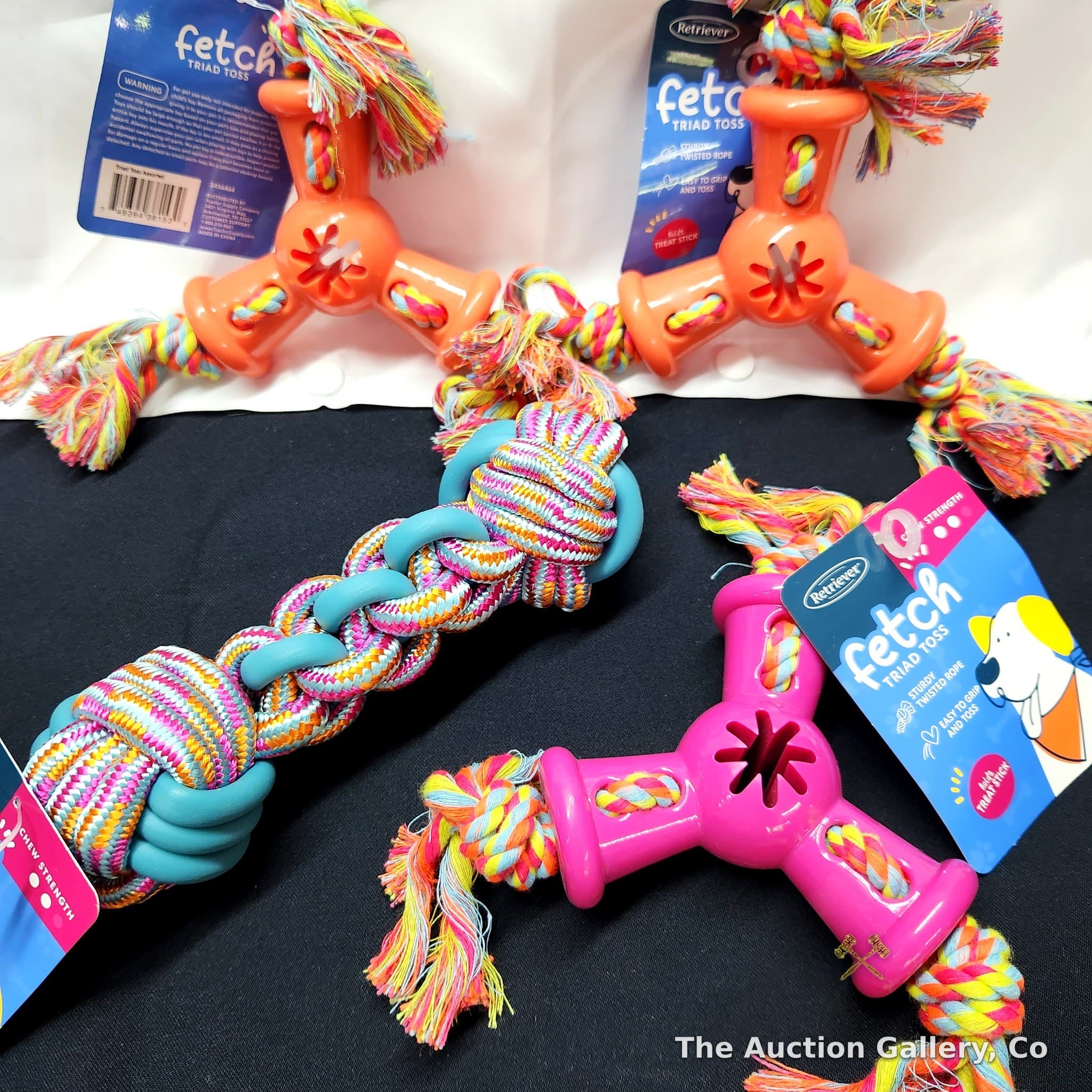 Retriever Fetch Dog Toy Lot, Set of 4, New