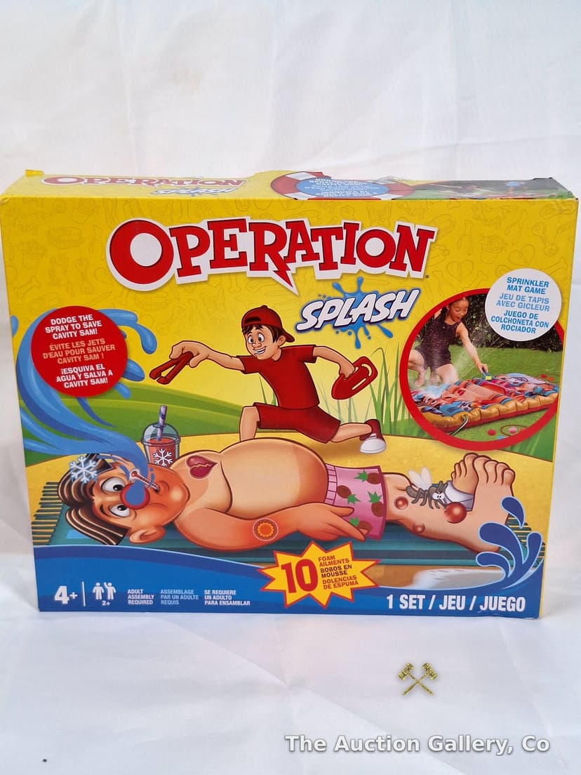 Hasbro Operation Splash Sprinkler Mat Game, New in Box