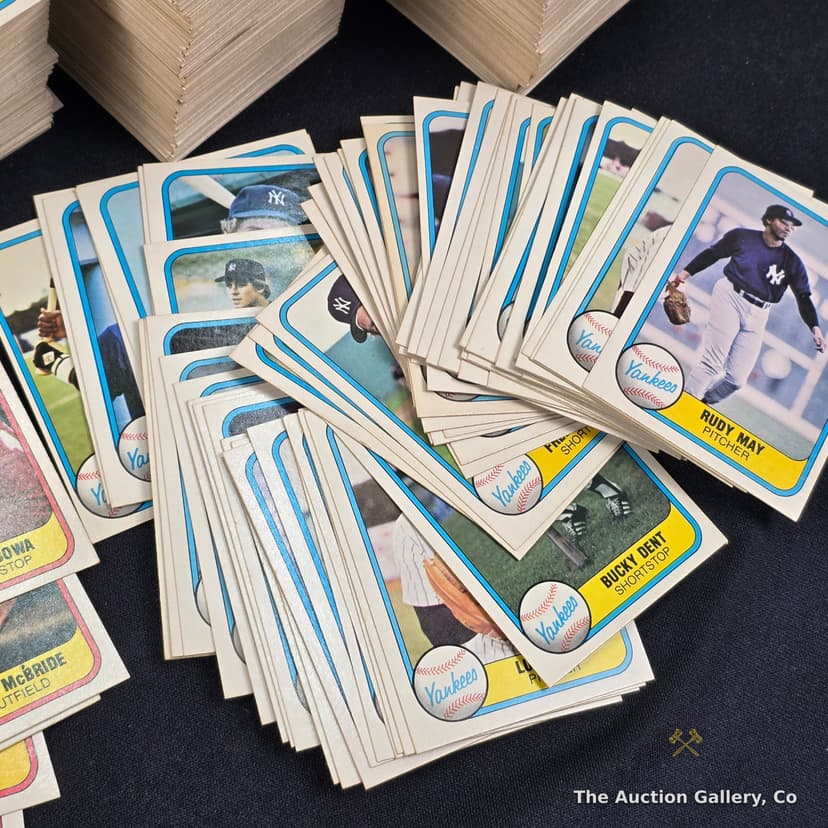 1981 Fleer Baseball Cards, Very Large Lot โ photo 3