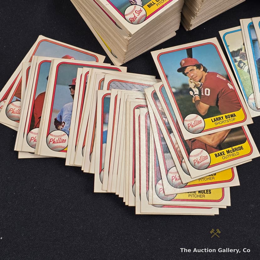 1981 Fleer Baseball Cards, Very Large Lot โ photo 2