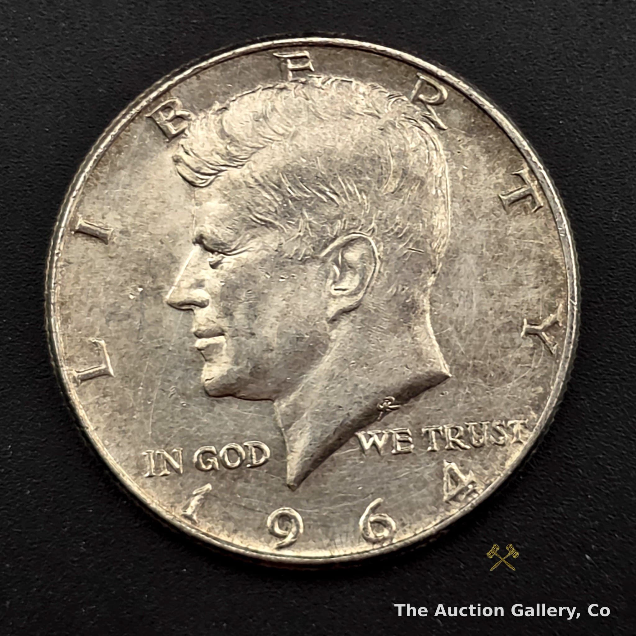 1964 Kennedy Half Dollar, 90% Silver