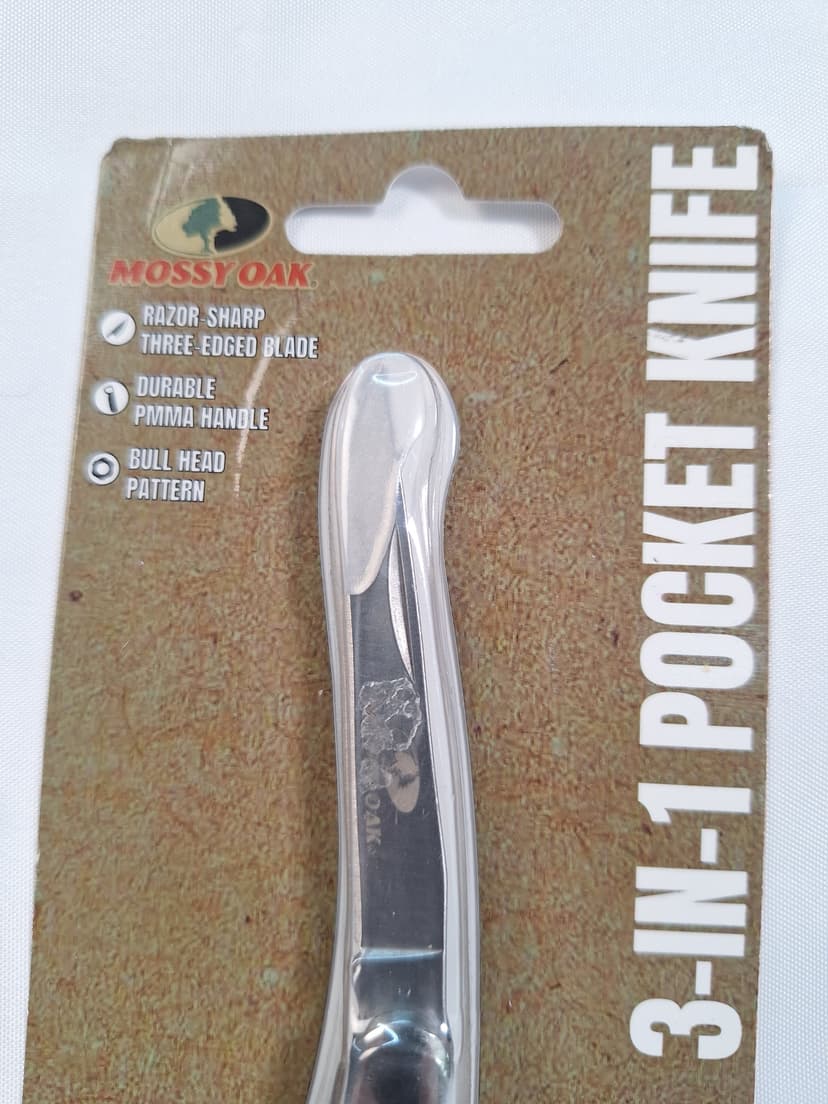 Mossy Oak 3-in-1 Pocket Knife, New in Package β photo 2