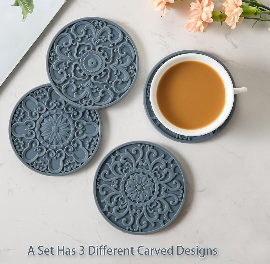 Rubber Coaster Set (6pc)