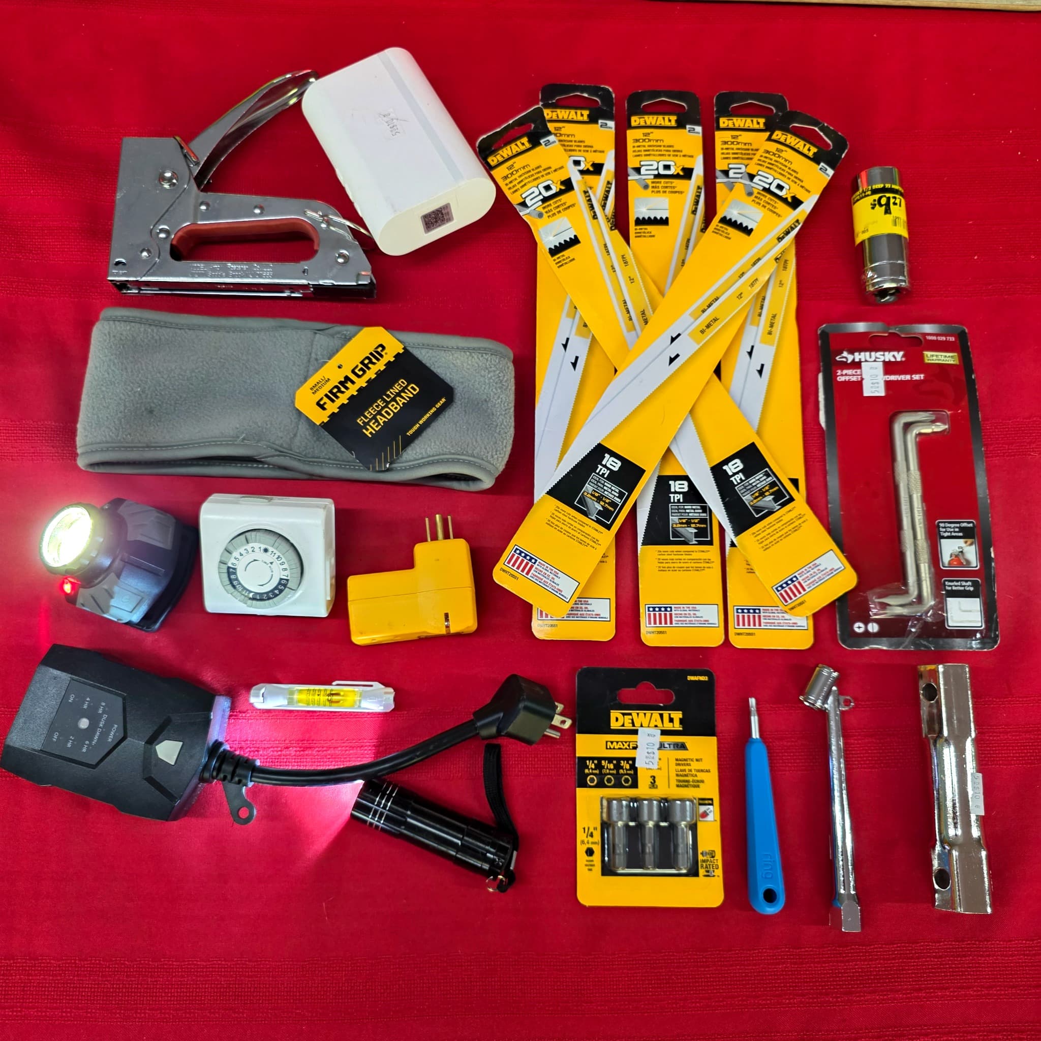 Dewalt Tool & Flashlight Lot, Brand New Unused