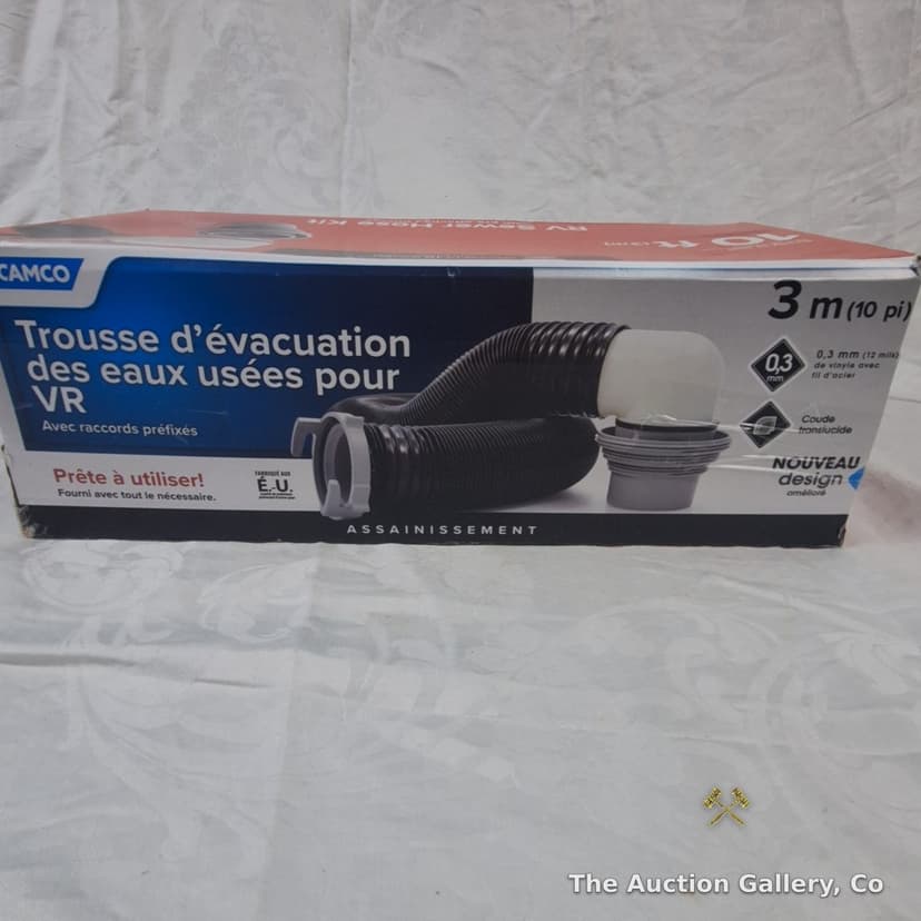 Camco RV Sewer Hose Kit, 10 ft, Pre-Attached Fittings โ photo 2