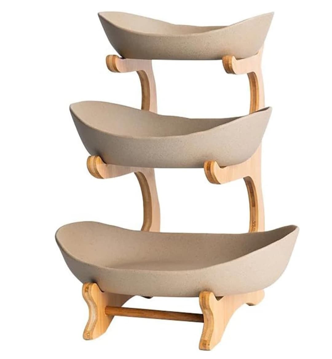 3 Tier Cermaic Fruit Basket, Fruit Bowl