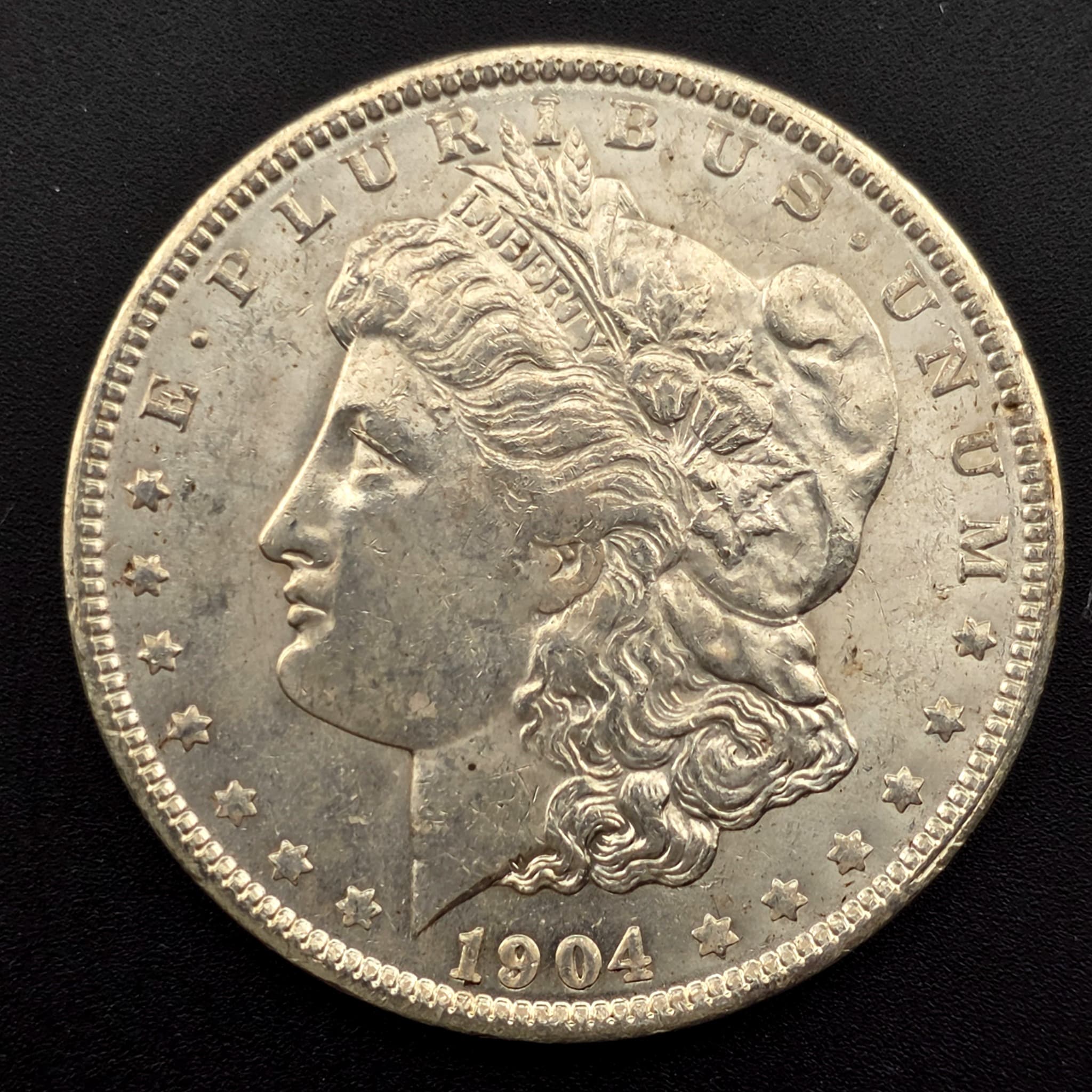 1904-O Morgan Silver Dollar, 90% Silver