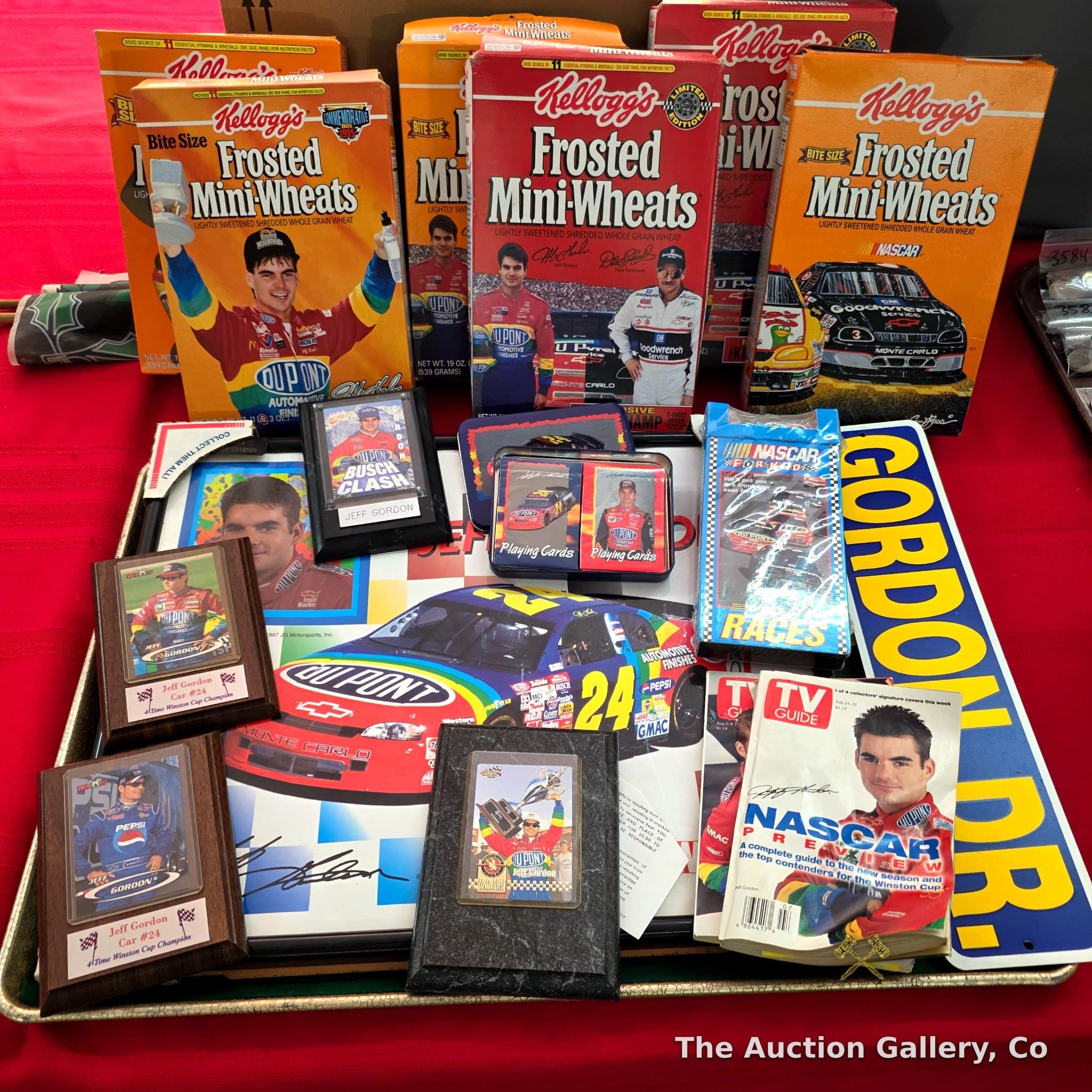 Jeff Gordon NASCAR Memorabilia Collection, 15-Piece Lot