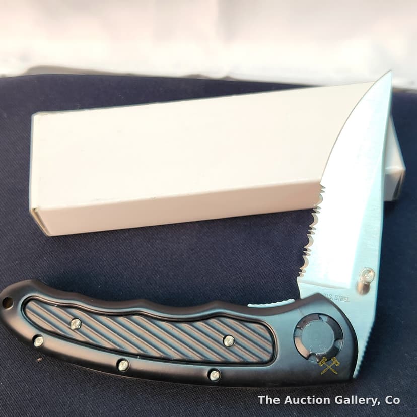 440 Stainless Steel Folding Pocket Knife, 3" Blade