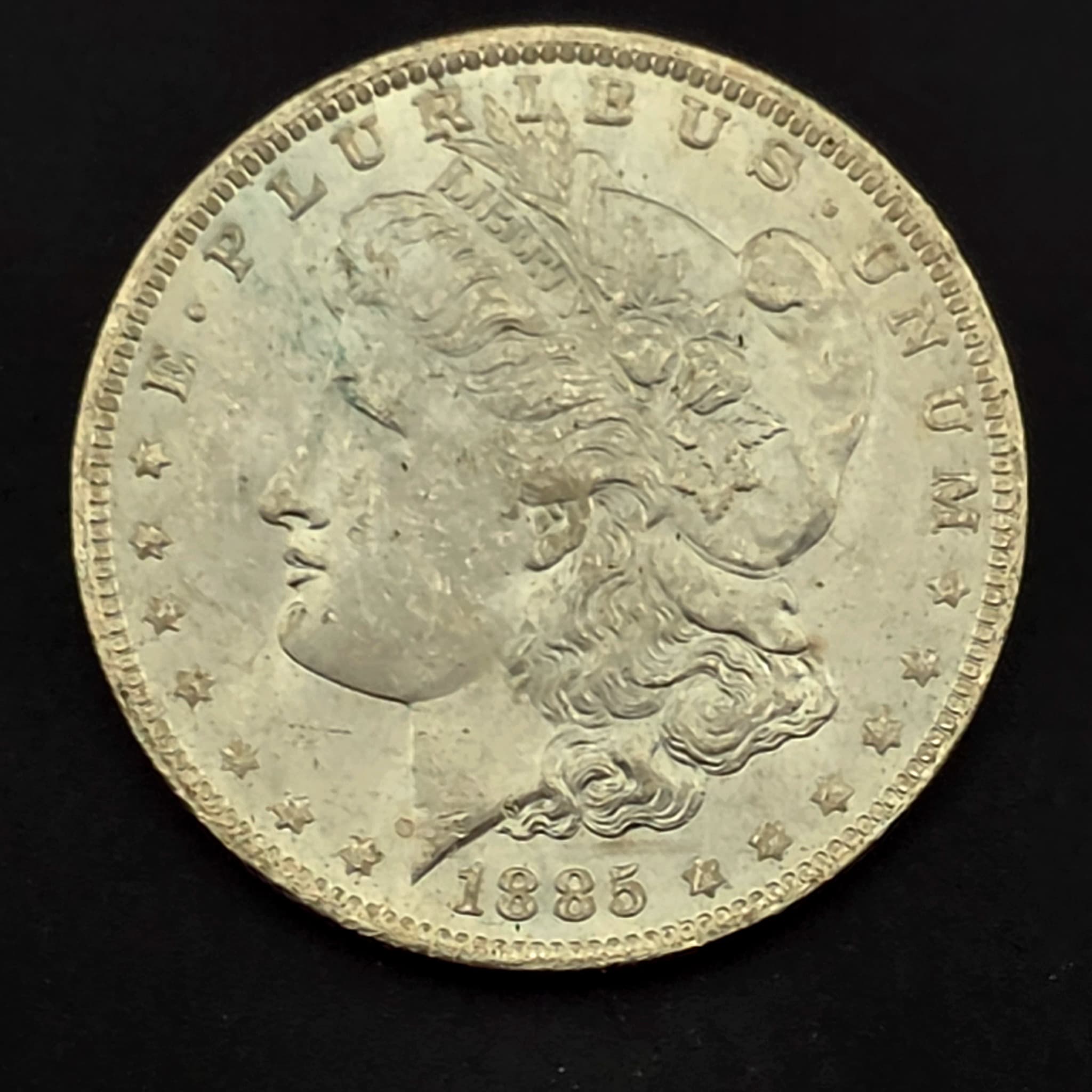 1885-O Morgan Silver Dollar, 90% Silver