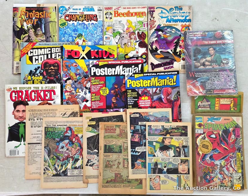 Mixed Vintage Comics, Magazines & Media Lot of 16