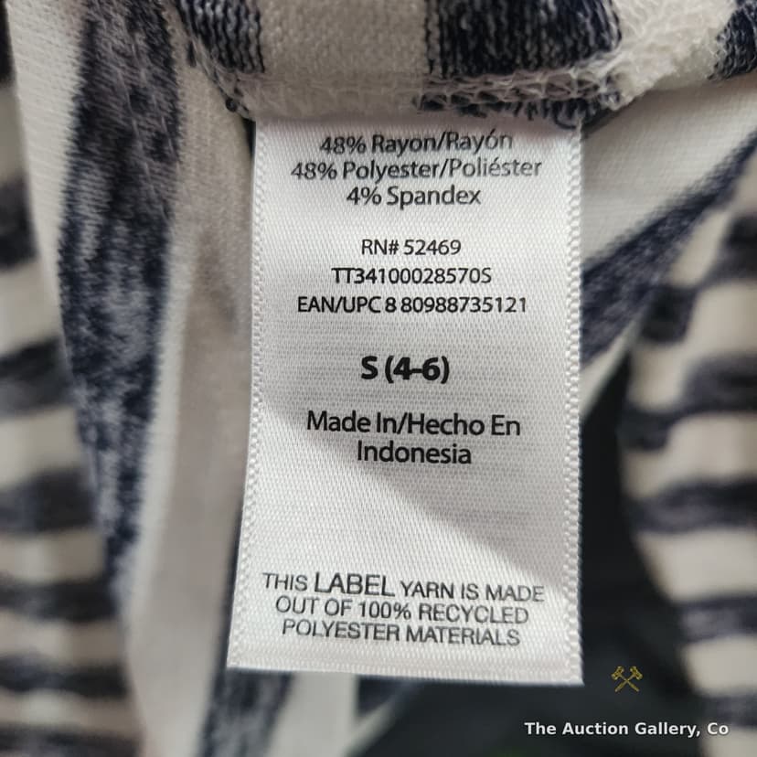 Time and Tru Striped Long-Sleeve Top, Size Small, NWT β photo 4