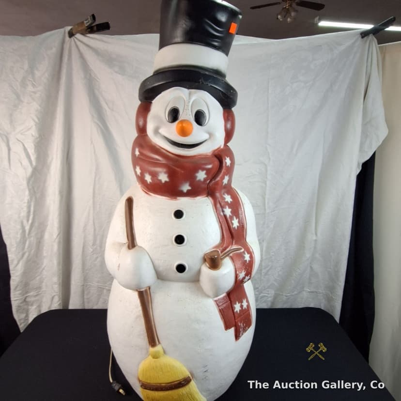 Empire Blow Mold Snowman Lighted Yard Decoration, 42.5" โ photo 2