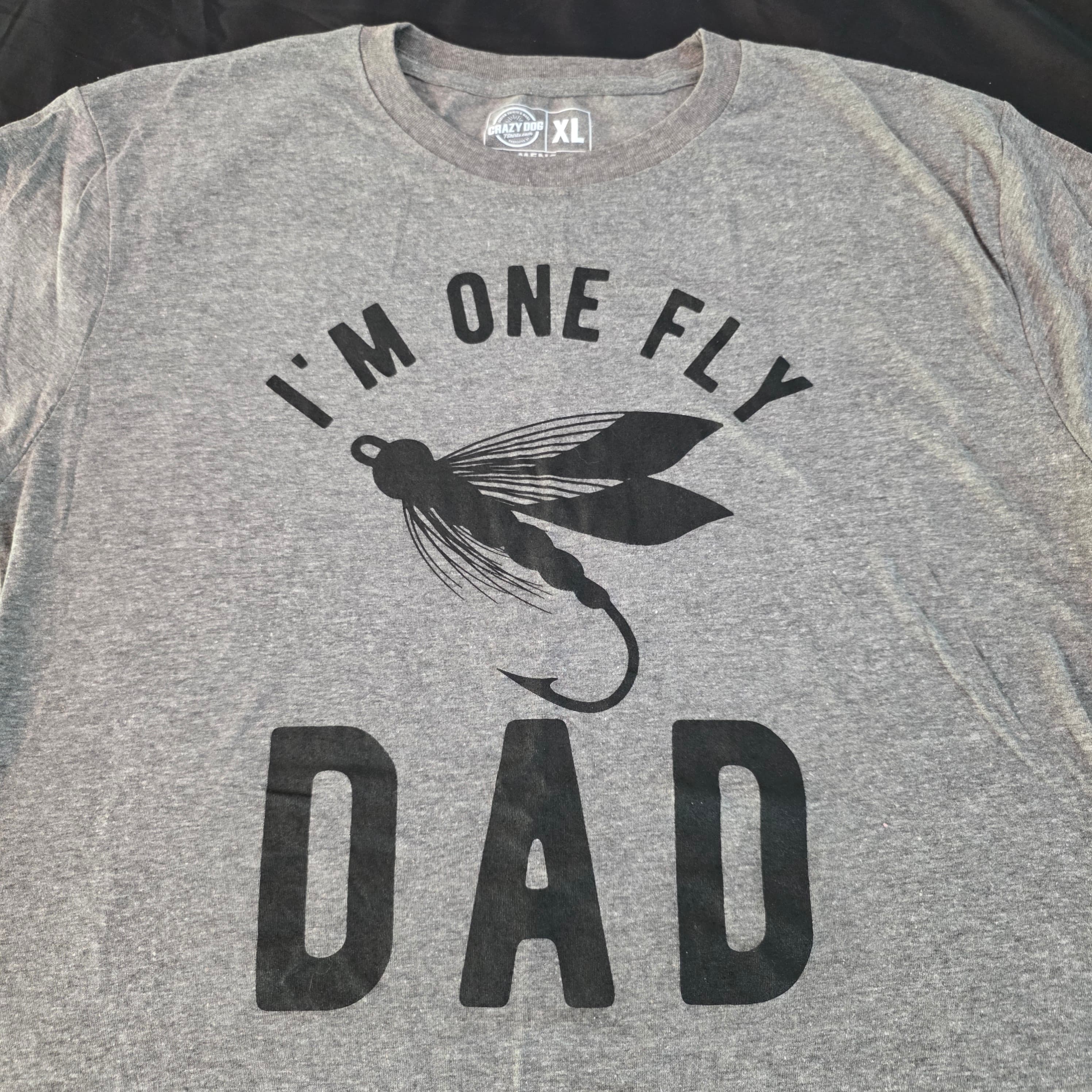 "I'm One Fly Dad" Graphic T-Shirt, Size XL