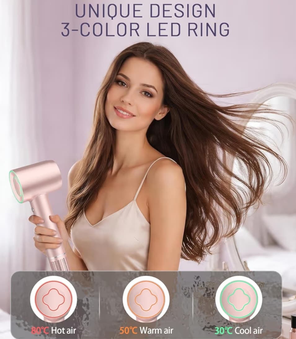 High Speed Hairdryer (Gleaming Pink)