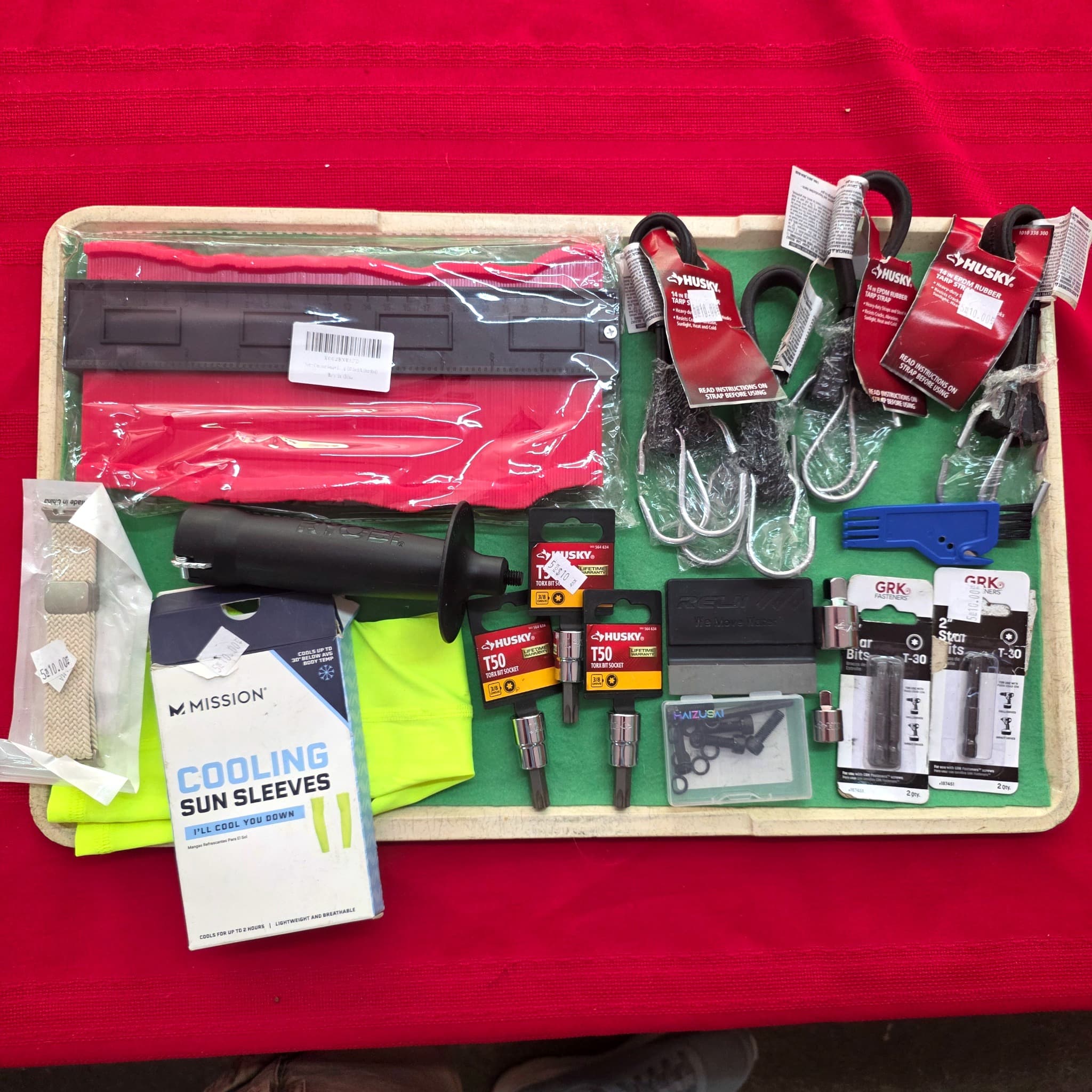 Mixed Lot of New Tools & Accessories, Husky & Mission