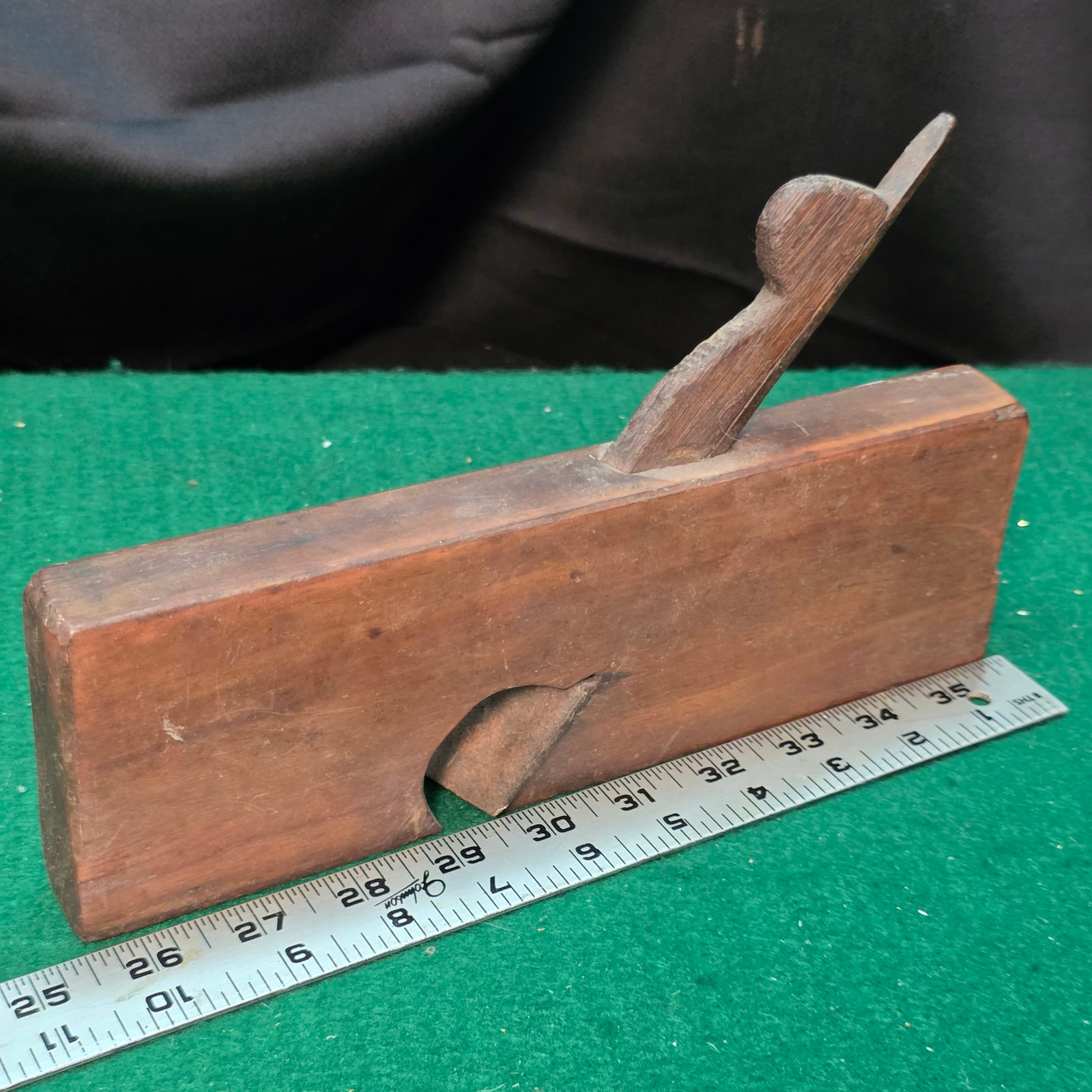 Vintage Wooden Hand Plane, 1" x 10"