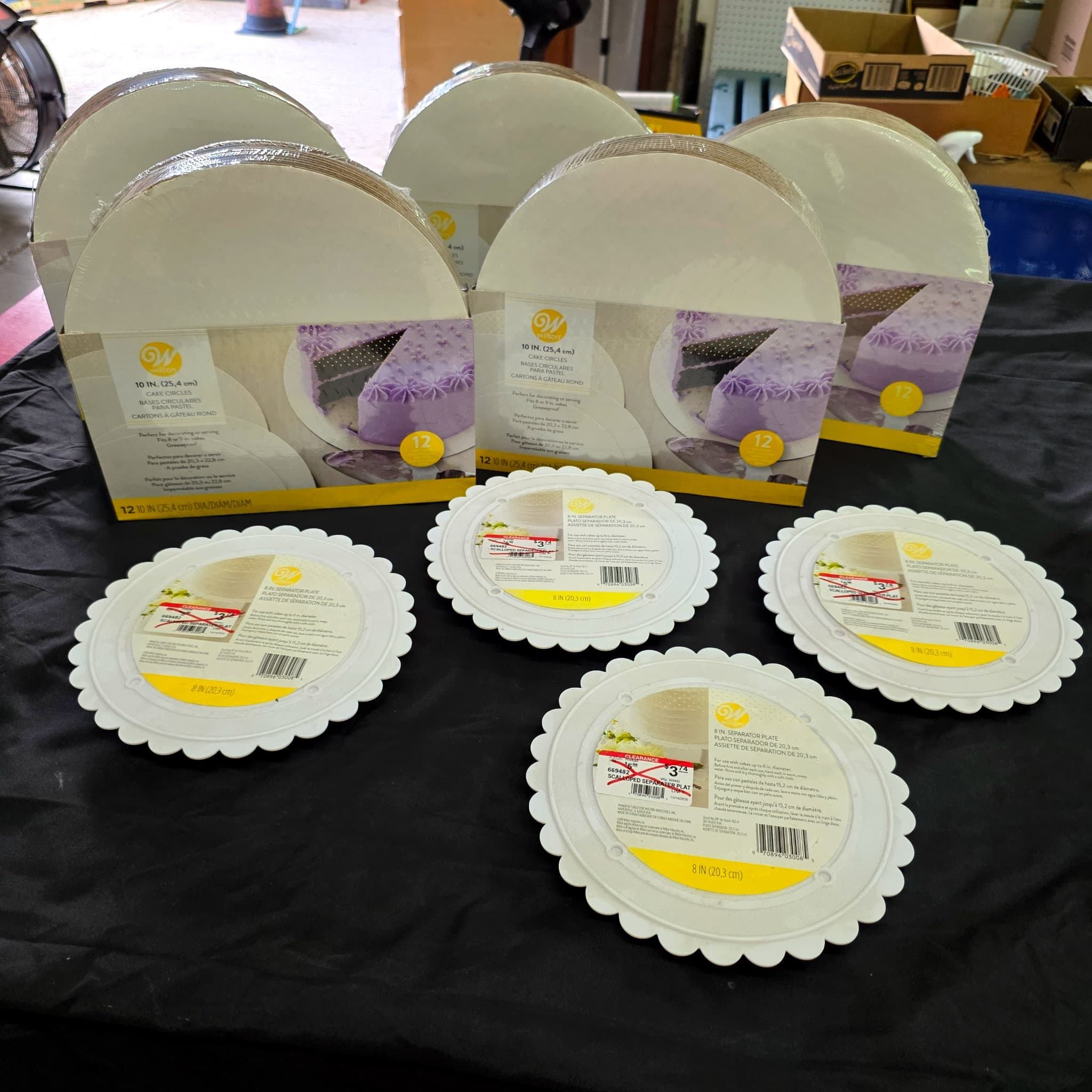 Wilton Baking Lot — 10" Cake Circles & 8" Separator Plates