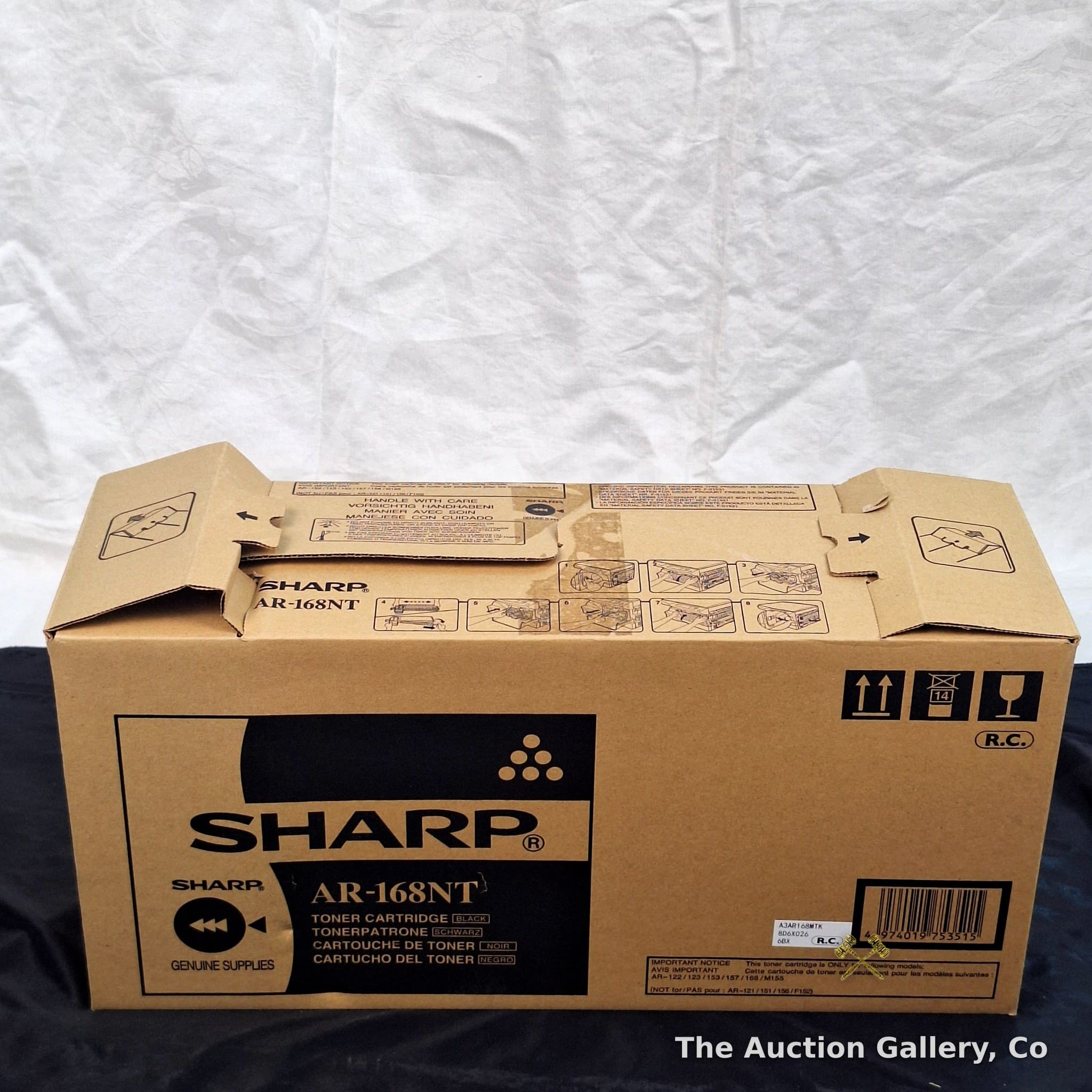 Sharp AR-168NT Black Toner Cartridge, New in Box