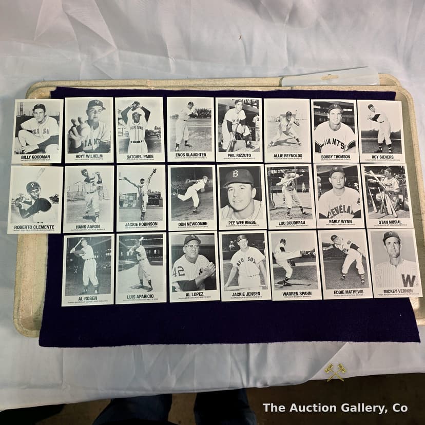 1977 TCMA Renata Galasso Baseball Card Set of 23 HOFers