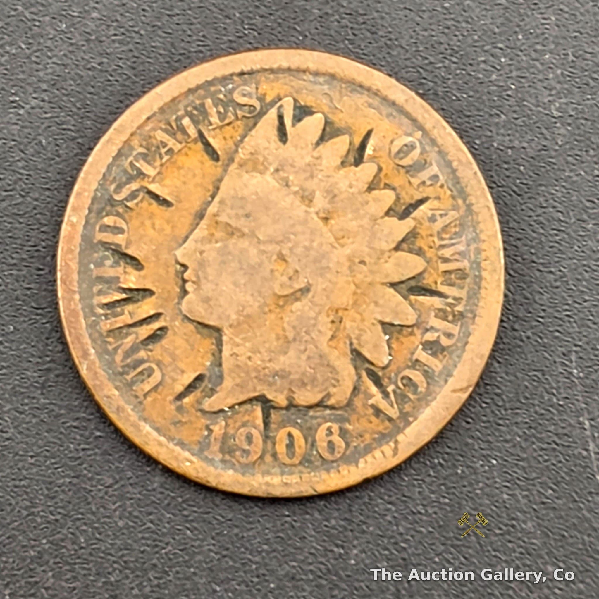 1906 Indian Head Cent, Philadelphia (No Mint Mark)