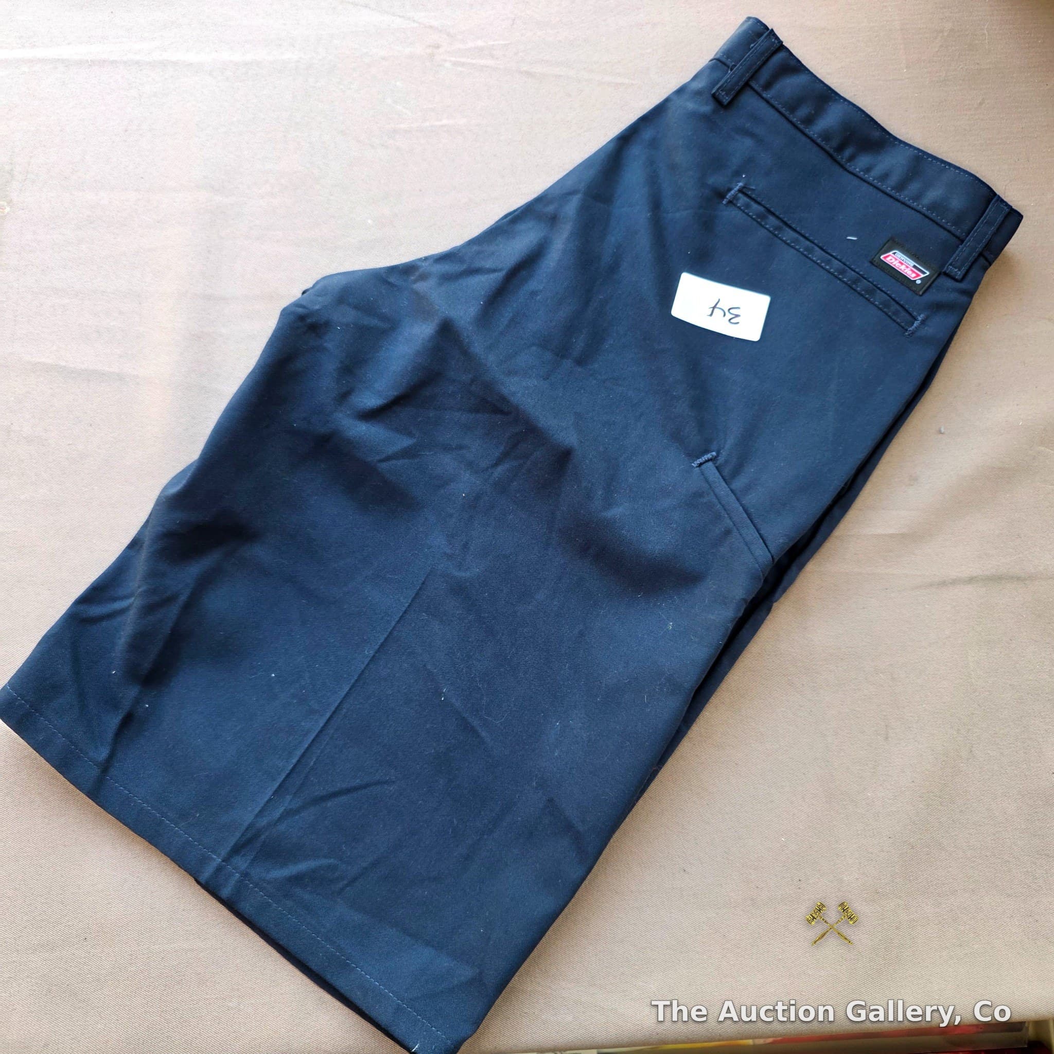 Genuine Dickies Men's Work Shorts, Navy, Size 34