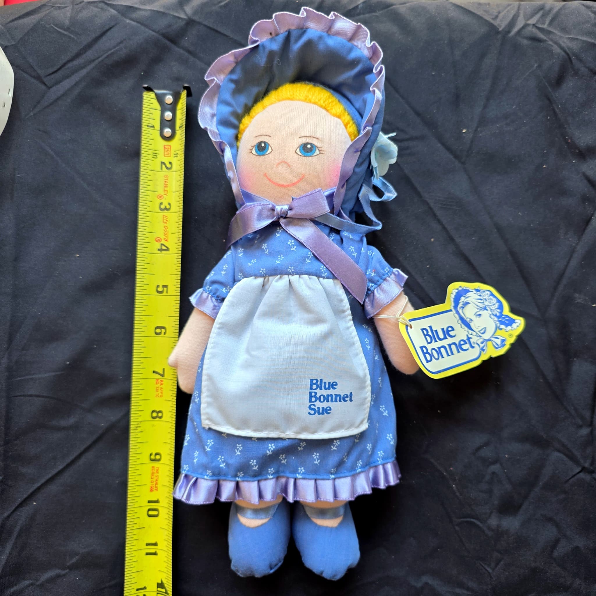 Vintage Blue Bonnet Sue Doll, Nabisco Advertising, 11 Inches
