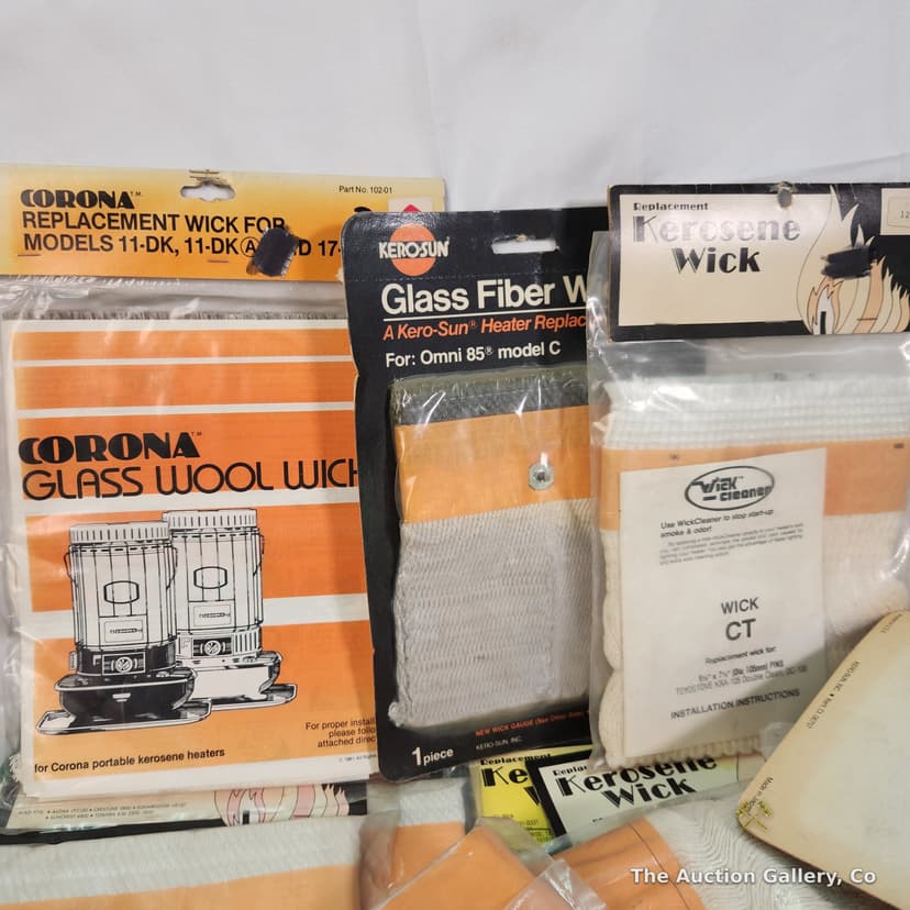 Large Lot of Kerosene Heater Replacement Wicks, New in Packaging β photo 2