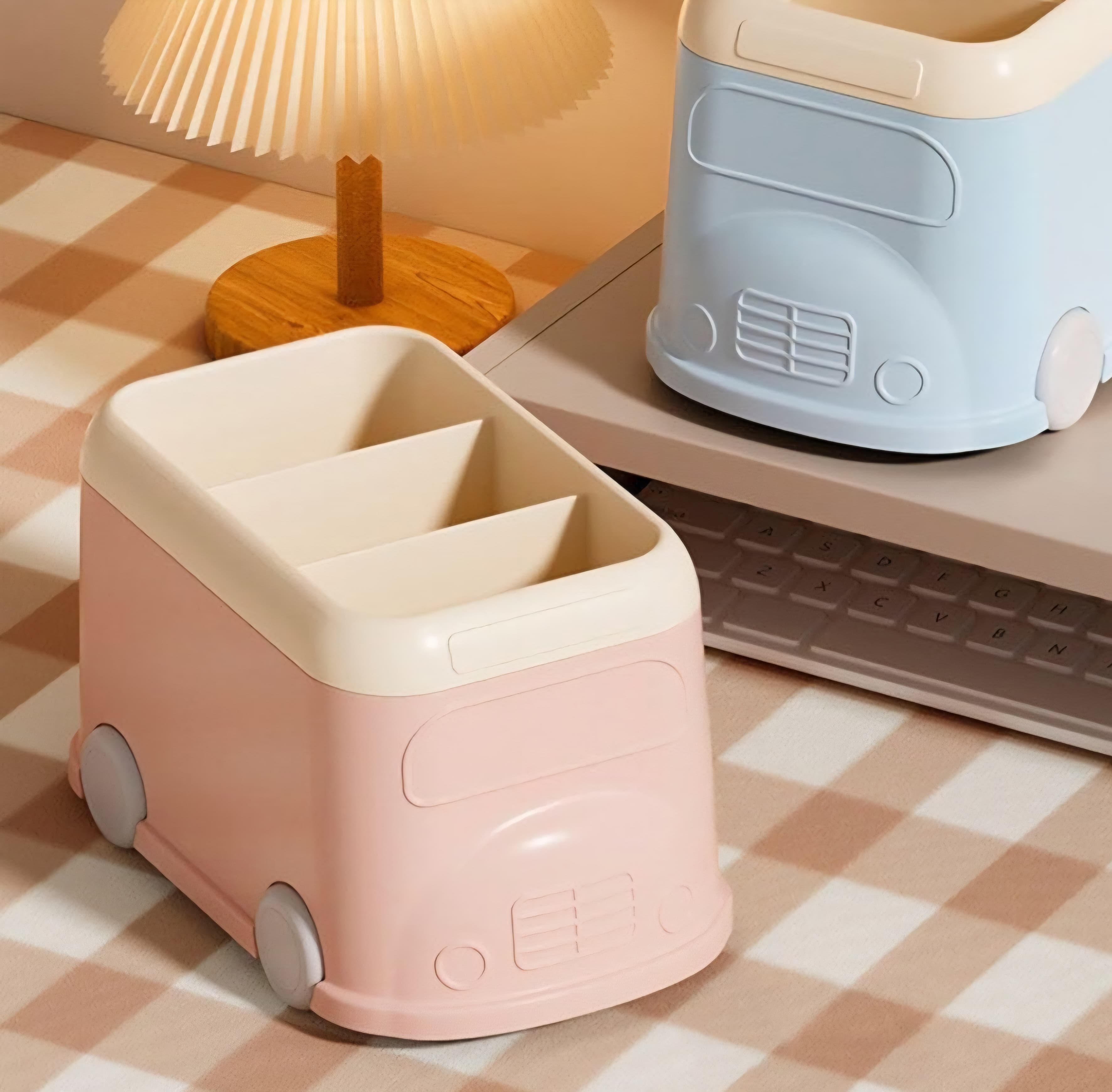 Multi-compartment Desktop Storage Organizer for Stationery, Makeup, ect