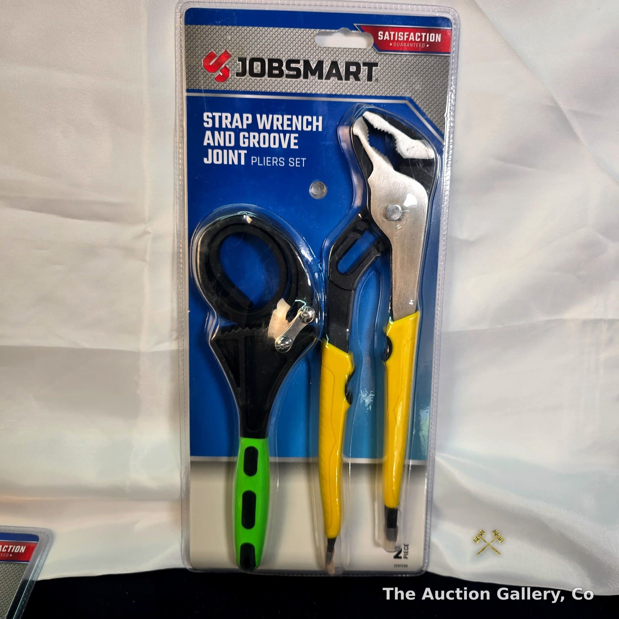 JobSmart Strap Wrench & Groove Joint Pliers Set, New in Package