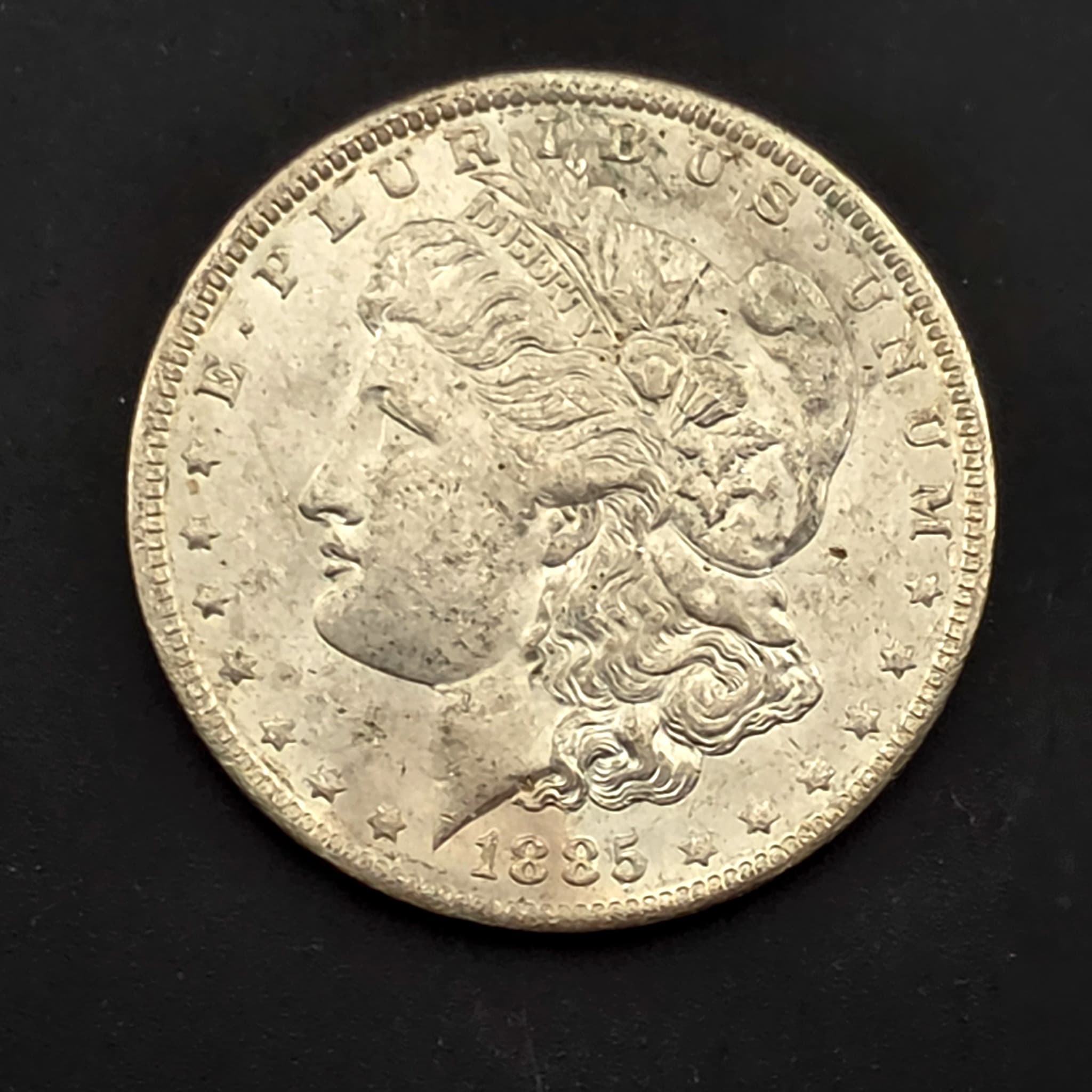 1885-O Morgan Silver Dollar, 90% Silver